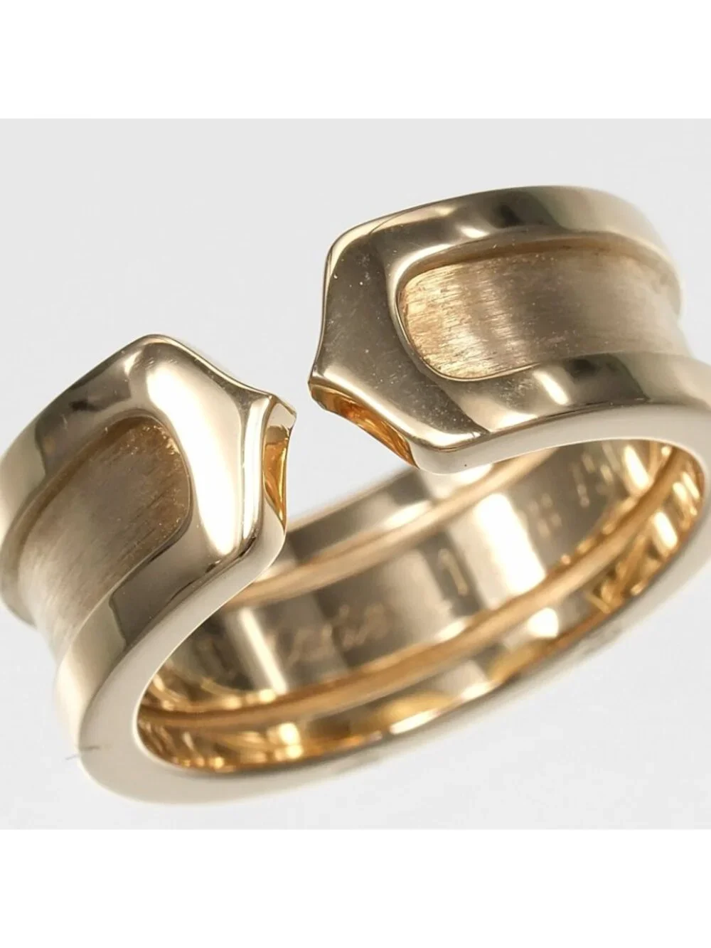 Cartier 2C 18k Yellow Gold Ring